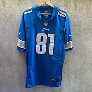 Nike Jersey Authentic Detroit Lions Calvin Johnson Detroit Lions NFL Size Large